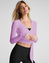Featherweight Waist No Time Wrap Top